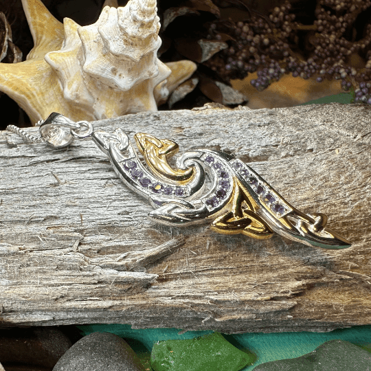 Mystic Trinity Knot Necklace - 18