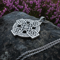 Lyre Celtic Cross Necklace
