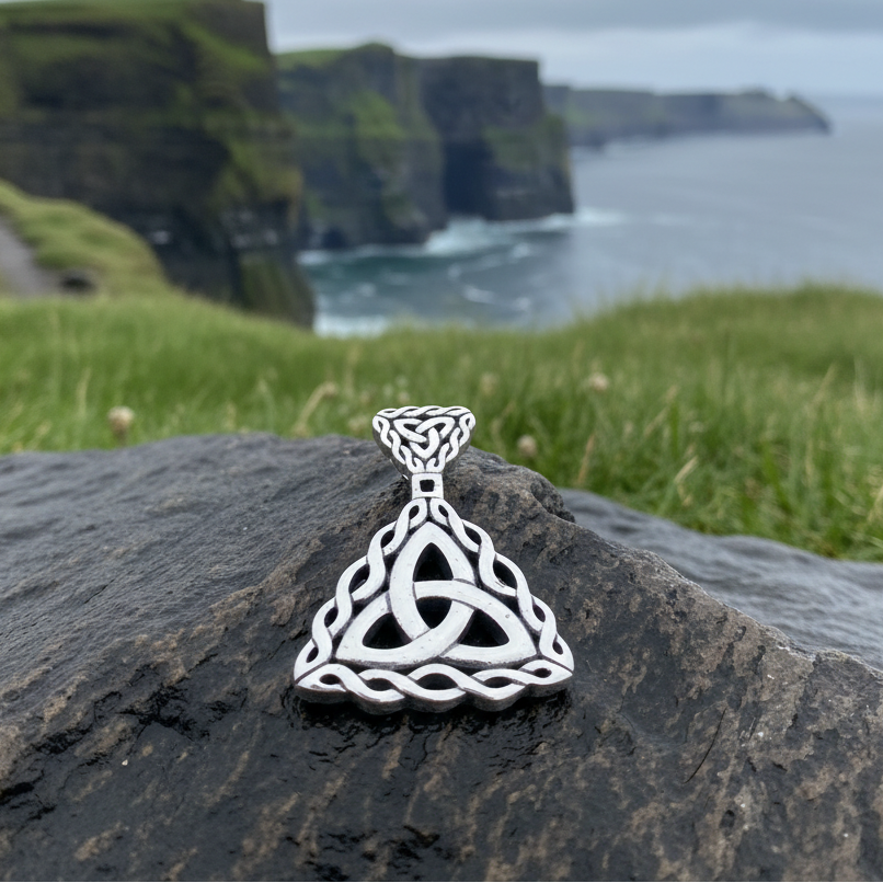 Naomh Trinity Knot Necklace