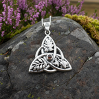 Oak Ash Thorn Trinity Knot Necklace