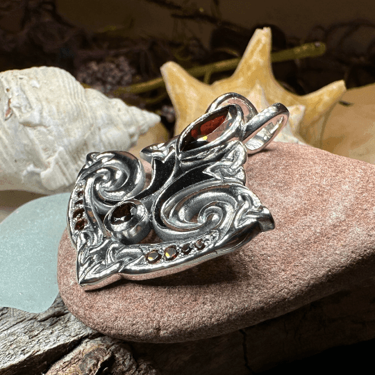 Eternal Flame Trinity Knot Necklace - 18