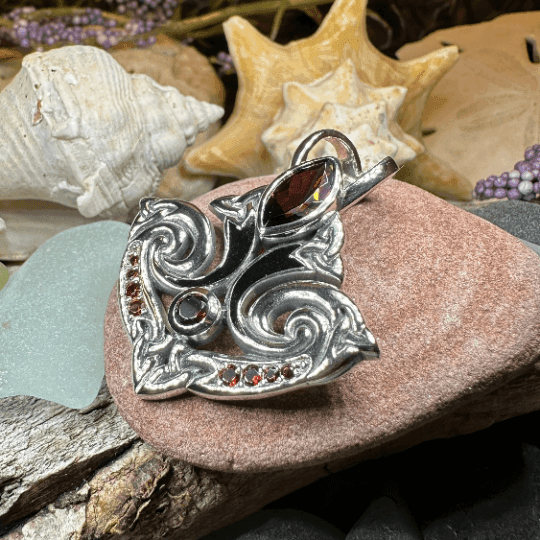 Eternal Flame Trinity Knot Necklace - 18