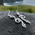 Graceful Trinity Knot Earrings