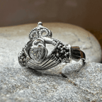 Devotion Marcasite Claddagh Ring - 5