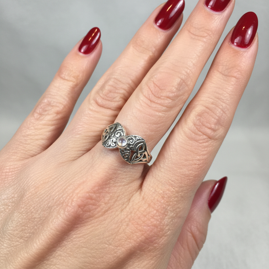 Celtic Triple Moon Ring