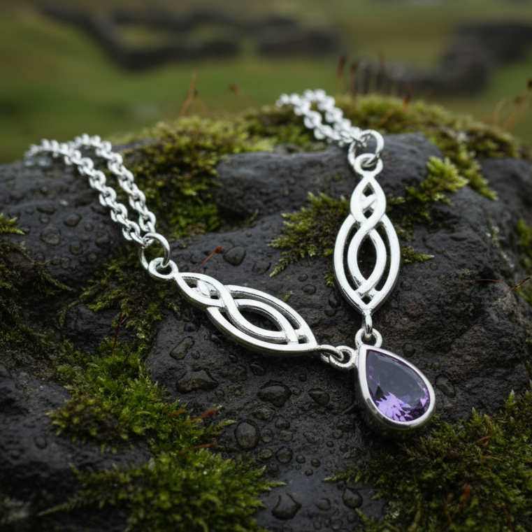Lilias Celtic Knot Necklace