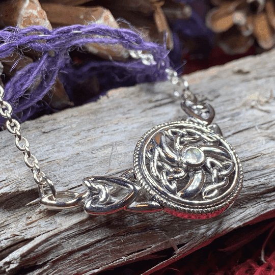 Celtic Wheel of Life Necklace - Amethyst