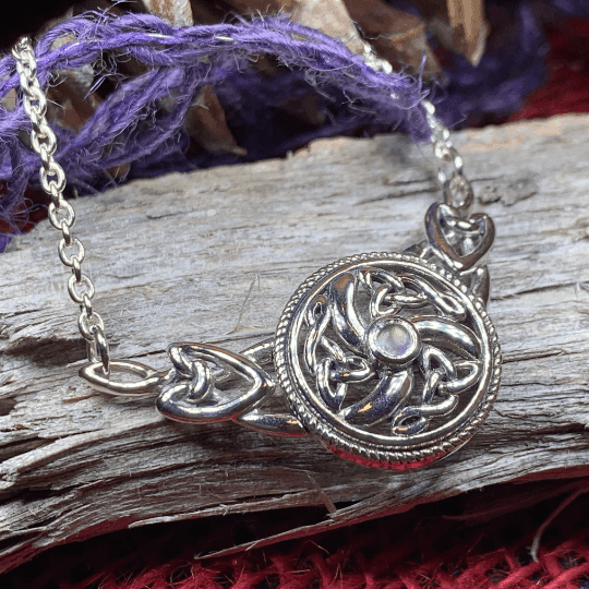 Celtic Wheel of Life Necklace - Amethyst