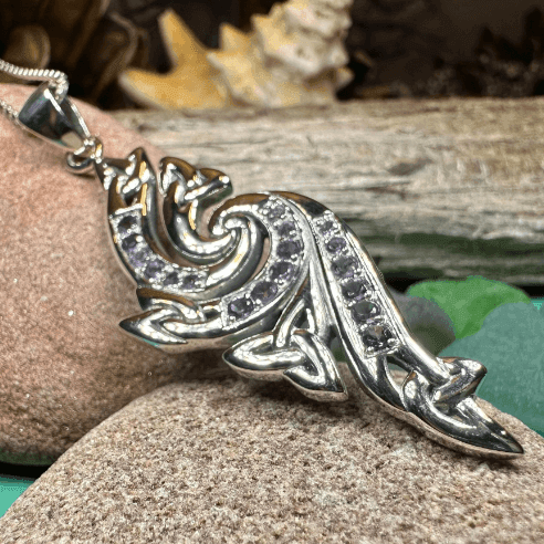 Mystic Elegance Trinity Knot Necklace - 18