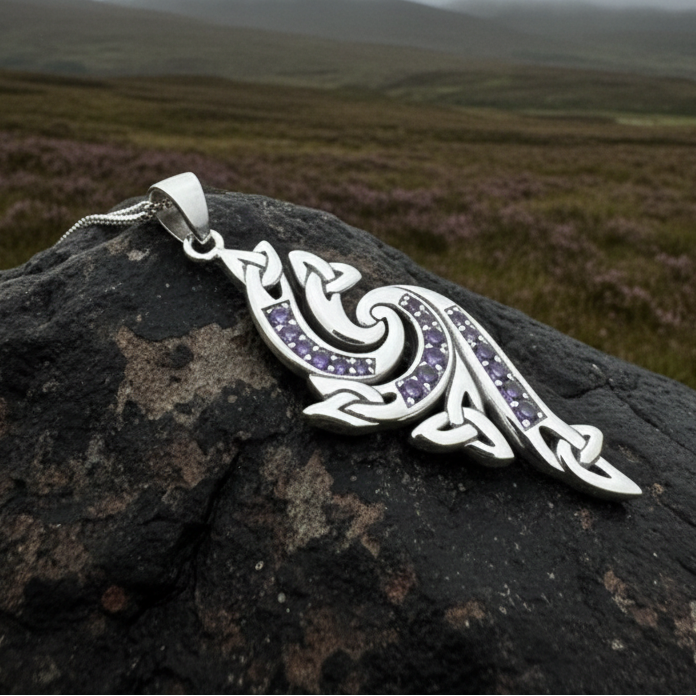 Mystic Elegance Trinity Knot Necklace