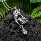 Summer Rain Hummingbird Necklace
