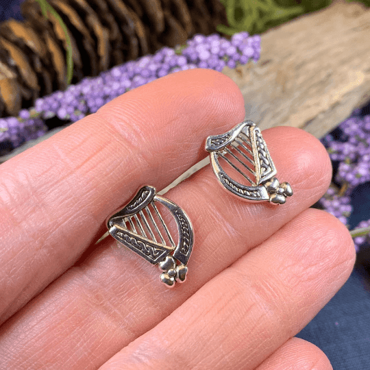 Cian Harp Post Earrings - 