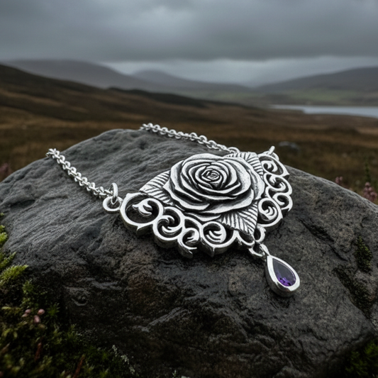 Wild Irish Rose Necklace