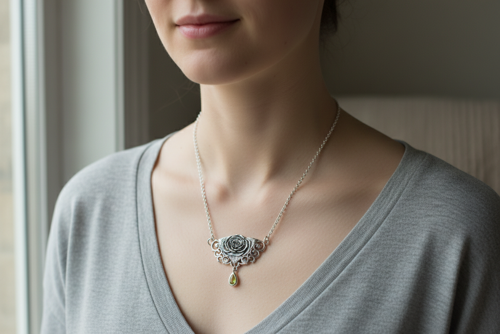 Wild Irish Rose Necklace