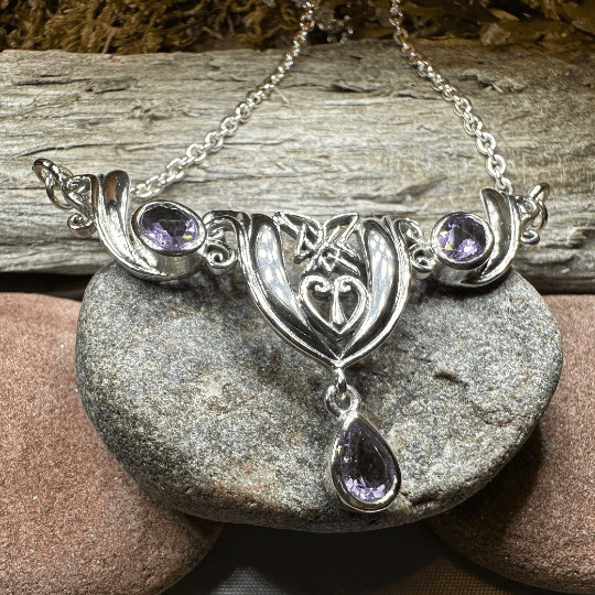 Flower of Life Necklace - Amethyst