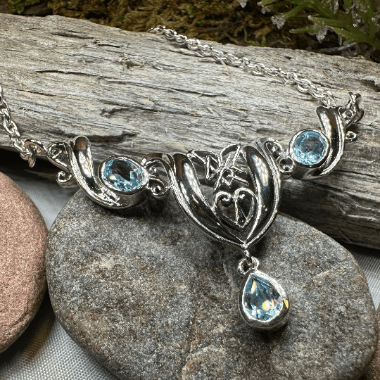 Flower of Life Necklace - Topaz