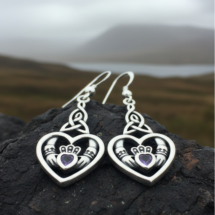 Careena Claddagh Earrings