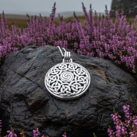 Eternal Celtic Spiral Necklace