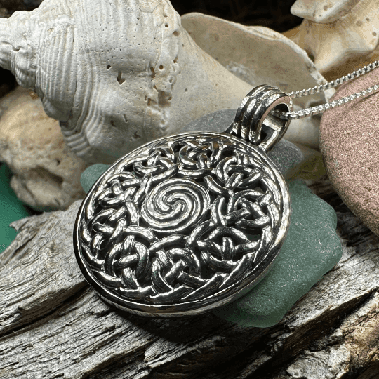 Eternal Celtic Spiral Necklace - 18
