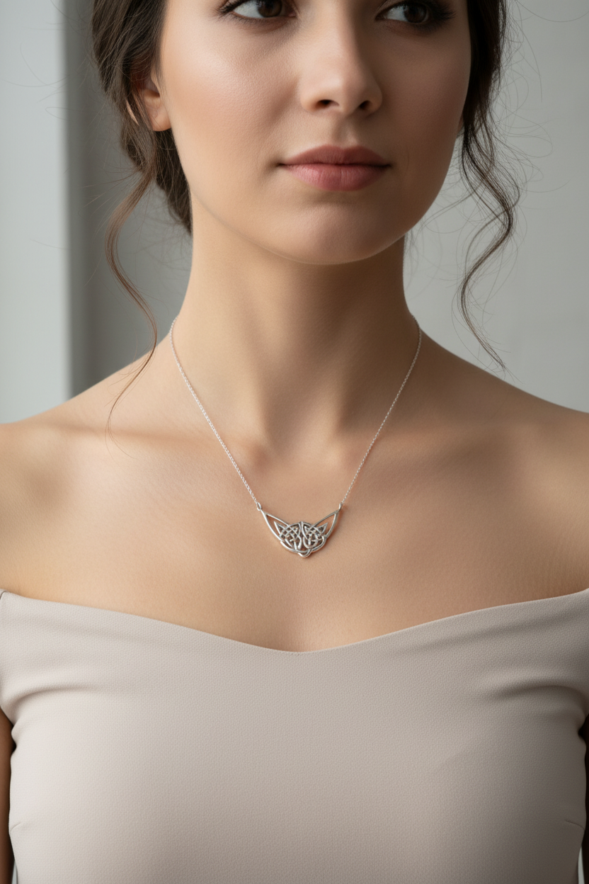 Letita Celtic Knot Necklace