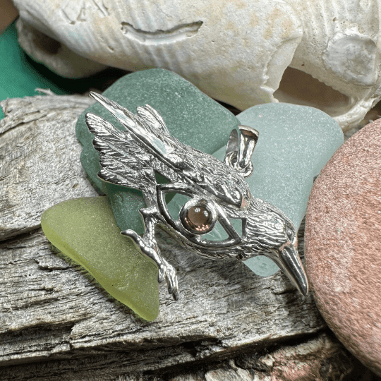 Rona Raven Necklace - 18 / Amethyst