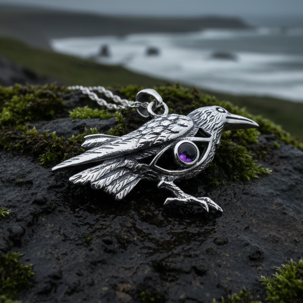 Rona Raven Necklace