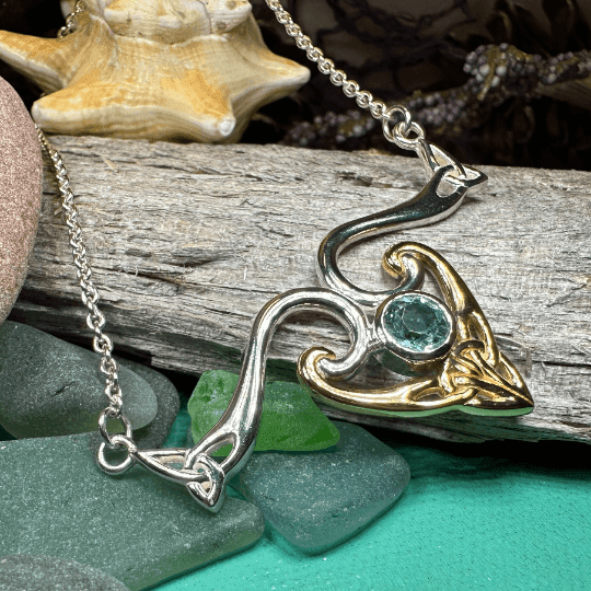 Koribella Trinity Knot Necklace - Amethyst