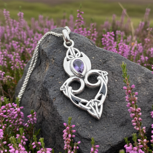 Cordelia Trinity Knot Necklace