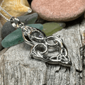 Cordelia Trinity Knot Necklace - 18 / Amethyst