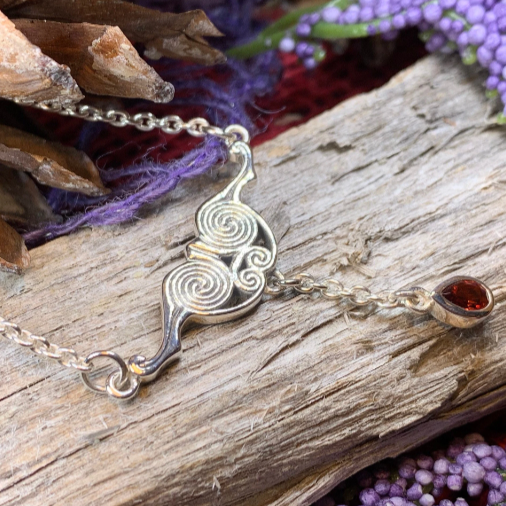 Liosa Celtic Spiral Necklace