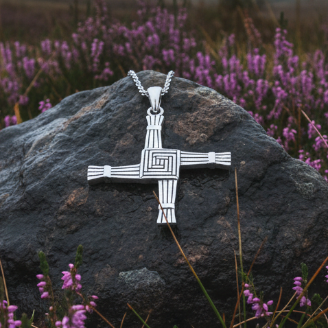 Large Saint Brigid’s Cross Necklace