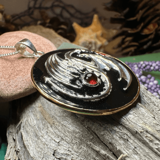 Dragon Yin Yang Necklace - 18