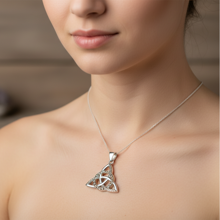 Larina Trinity Knot Necklace