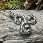 Celtic Triskele Necklace - 18