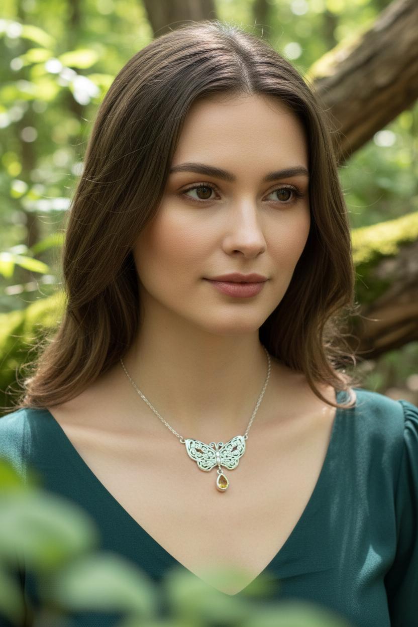 Celtic Butterfly Necklace