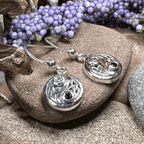 Celtic Yin Yang Earrings - 
