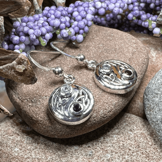 Celtic Yin Yang Earrings - 