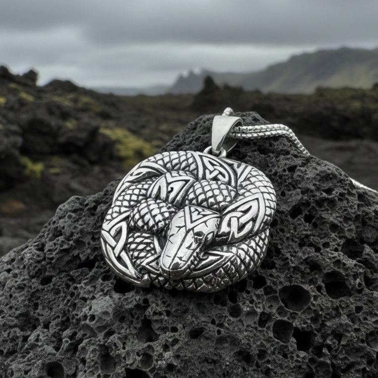 Forever Bound Celtic Snake Necklace