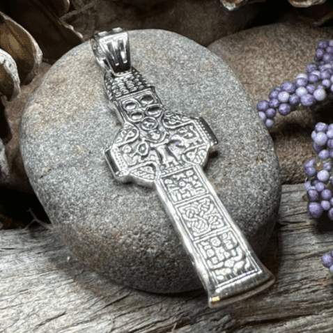 Irish Celtic Cross Necklace - 18