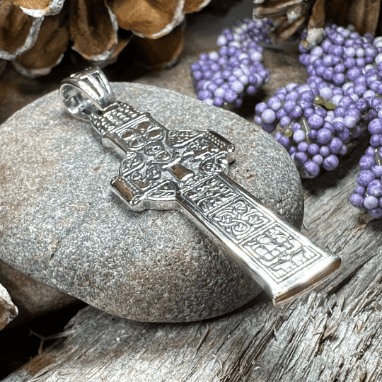 Irish Celtic Cross Necklace - 18