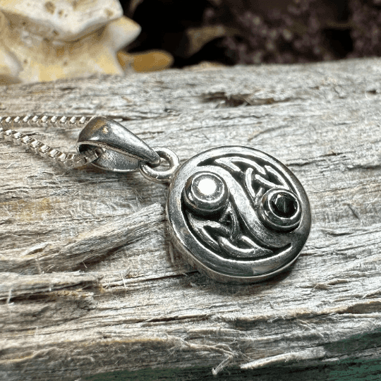 Celtic Yin Yang Necklace - 18