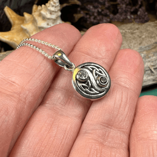 Celtic Yin Yang Necklace - 18