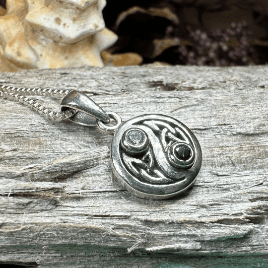 Celtic Yin Yang Necklace - 18
