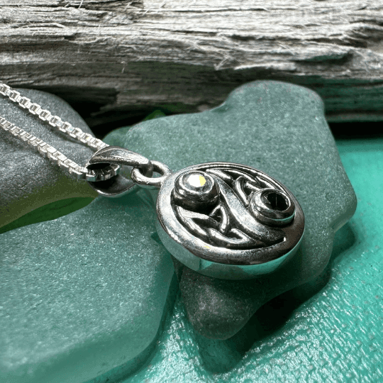 Celtic Yin Yang Necklace - 18