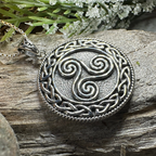 Aglimar Celtic Spiral Necklace