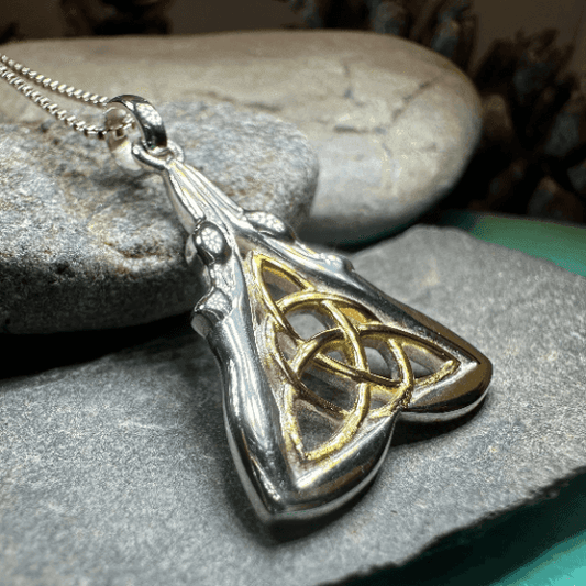 Double Goddess Necklace - 18