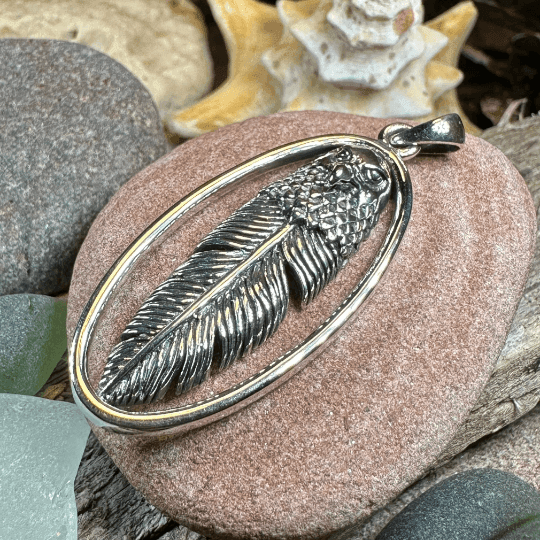 Eagle Feather Necklace - 18