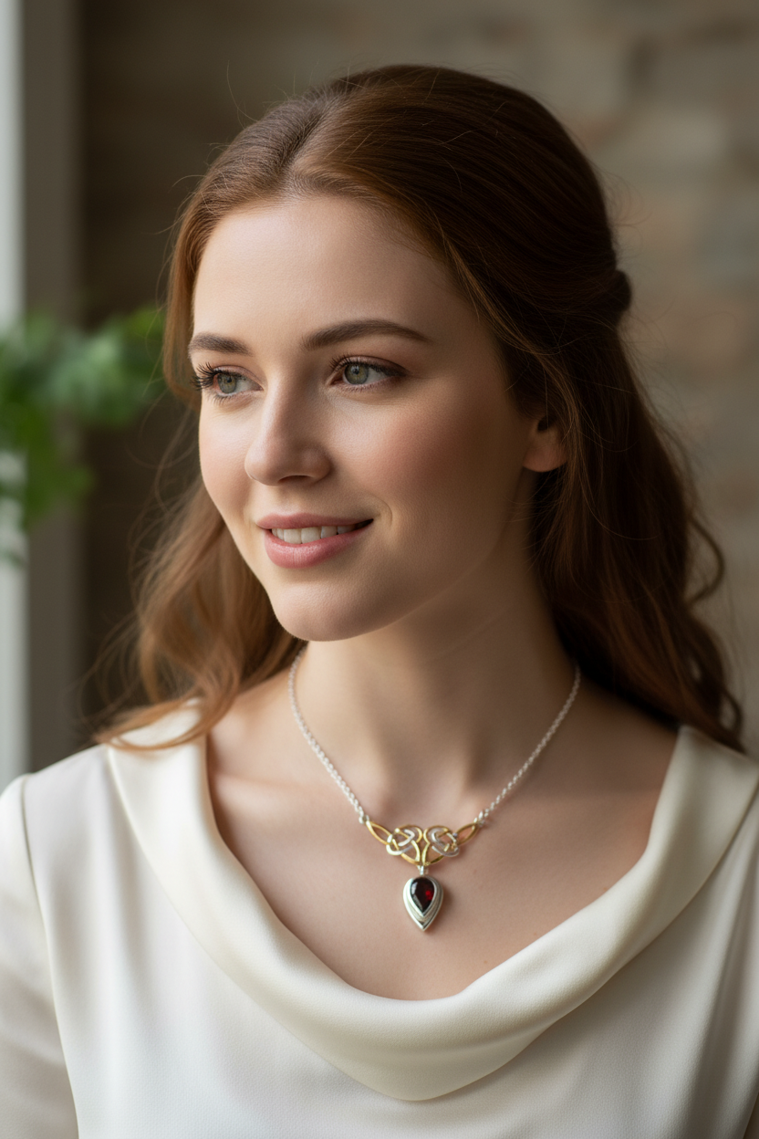 Celtic Double Knot Necklace