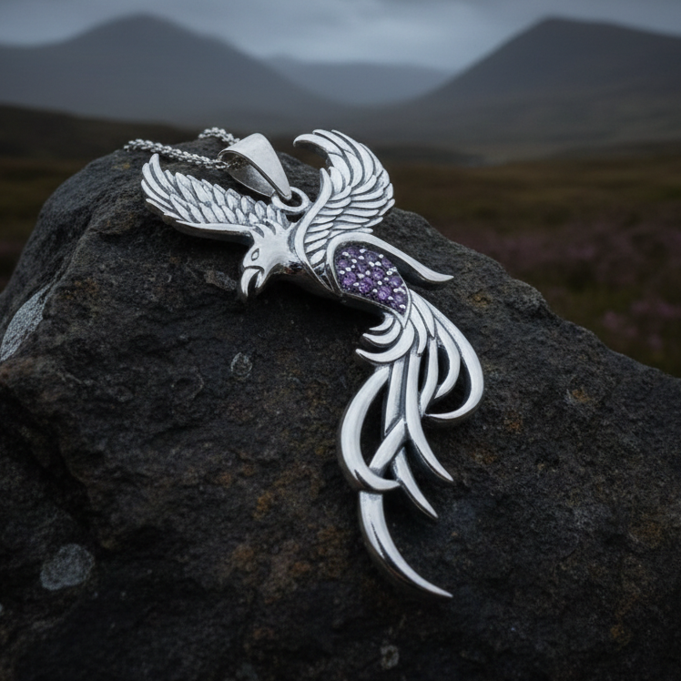 Firebird Phoenix Necklace