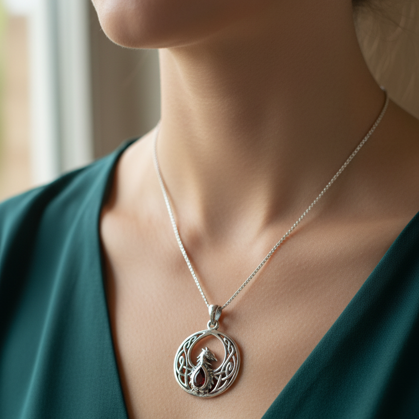 Celtic Phoenix Necklace